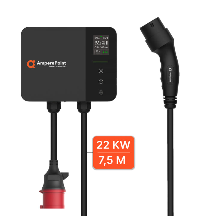 Ładowarka ścienna Wallbox EV PRIME 22 kW + wtyczka