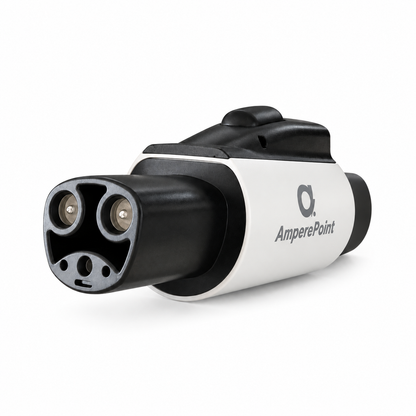 AmperePoint Type 2 to Tesla NACS adapter – NACS plug side for the vehicle charging port