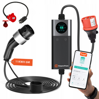 Przenośna ładowarka Q11 (16A, Typ 2, 11kW) + Adapter CEE16A-Schuko