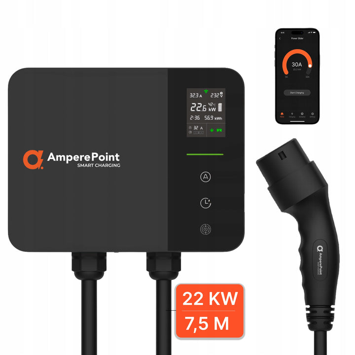 Ładowarka ścienna Wallbox EV PRIME 22 kW + wtyczka