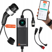 Przenośna ładowarka Q11 (16A, Typ 2, 11kW) + 2x adaptery