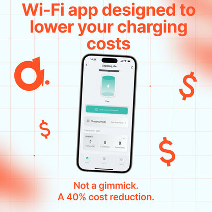 Przenośna ładowarka Q11 (16A, Typ 2, 11kW) aplikacja mobilna
