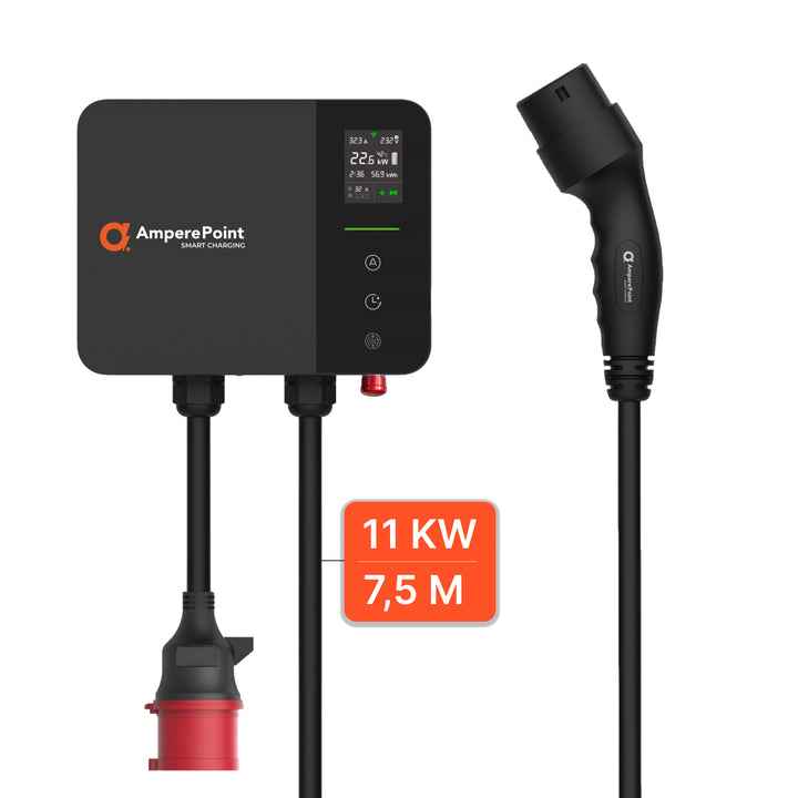 Ładowarka ścienna Wallbox EV PRIME 11 kW + wtyczka