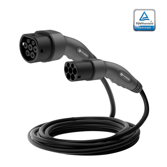 Bubble Free Mamba 22 | Premium kabel do ładowania AC EV Typ 2 | 22kW | 5m